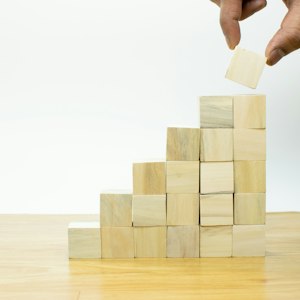 Ascending growth chart, symbolising career problem astrology guidance